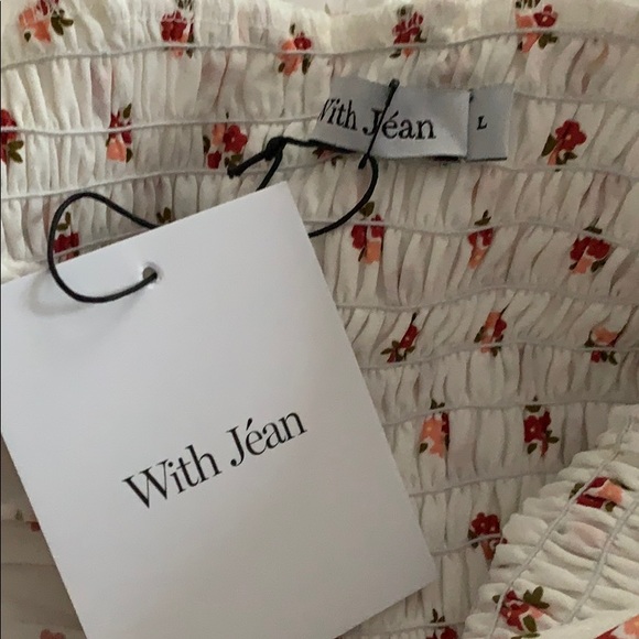 Designer With Jéan white floral dress. - Picture 6 of 6